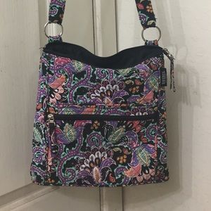 Cute Purple Hippie Design Shoulder Bag